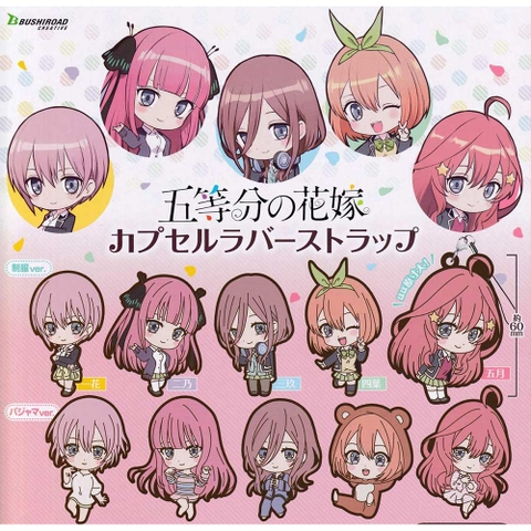 ĐỒ CHƠI gacha gashapon MÓC KHOÁ DẸP GOTOBUN NO HANAYOME #1 DEC21