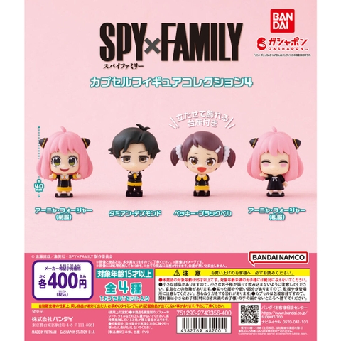 Đồ chơi trứng gacha gashapon mô hình Spy x Family vol 04 T1/2025