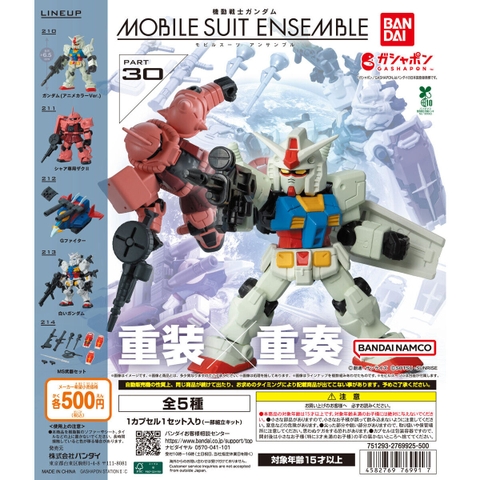 Đồ chơi trứng gacha gashapon mô hình gundam MOBILE SUIT ENSEMBLE 30 T7/2026