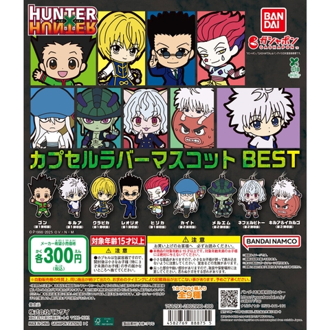 Đồ chơi trứng gacha gashapon móc khoá Hunter X Hunter BEST T9/2025