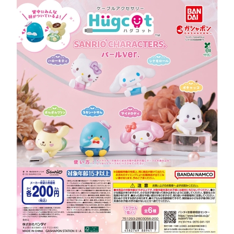 Đồ chơi gacha mô hình Sanrio ôm cáp  T11/2025