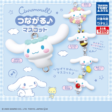 Đồ chơi gacha gashapon móc khoá Cinamoroll T6/2024