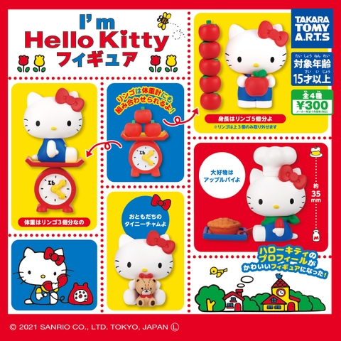 Đồ chơi trứng gacha gashapon mô hình I’m HelloKitty T9/2025