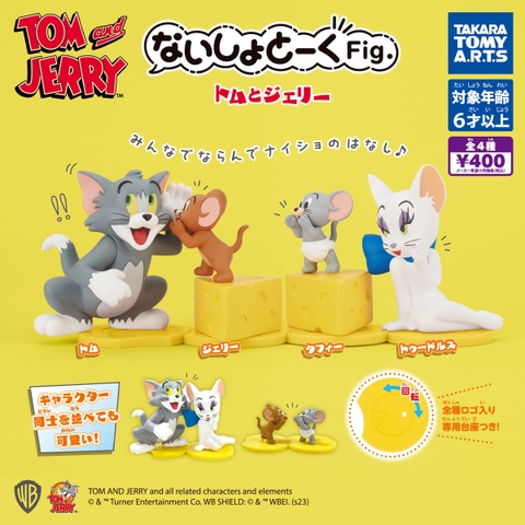 Đồ choi gacha gashapon  mô hình Tom & Jerry dễ thương May 23
