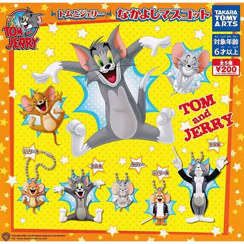 Đồ chơi Bốc trứng móc khóa nhân vật Tom & Jerry Mascot Jan20