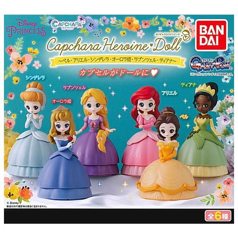 ĐỒ CHƠI gacha gashapon MÔ HÌNH CAPCHARA CÔNG CHÚA DISNEY DEC21