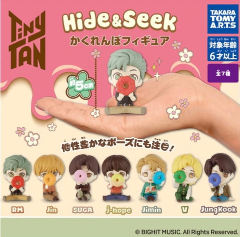 ĐỒ CHƠI gacha gashapon Tiny TAN Hide&Seek FIGURE May22