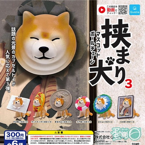 Đồ chơi gacha gashapon HASAMARI SHIBA 03 APRIL20