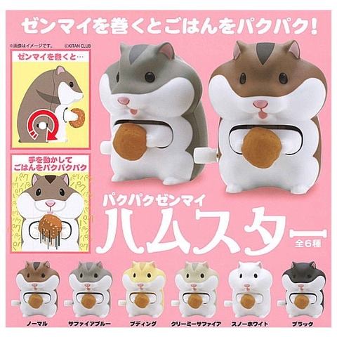 ĐỒ CHƠI gacha gashapon MÔ HÌNH HAMSTER ĂN HẠT DẺ DEC21