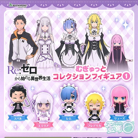 Đồ chơi gacha gashapon REZERO COLLECTION FIGURE1 APRIL20