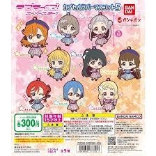 Đồ chơi gacha gashapon móc khoá cao su LOVE LIVE Oct22(2)
