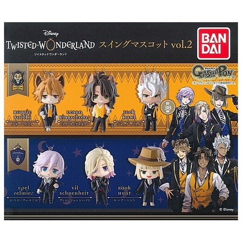 ĐỒ CHƠI gacha gashapon MÓC KHOÁ MÔ HÌNH TWISTED WONDERLAND 2 DEC21