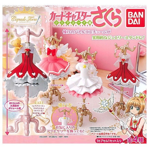 Đồ chơi gacha mô hình trang phục Sakura  T11/2025