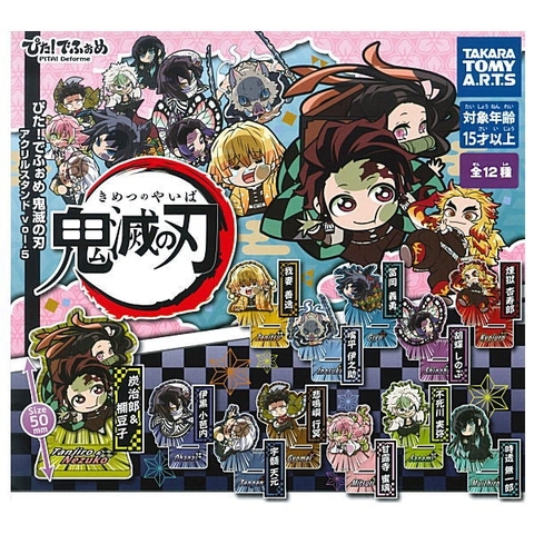 ĐỒ CHƠI gacha gashapon MÔ HÌNH ACRYLIC STAND KIMETSU 5 DEC21