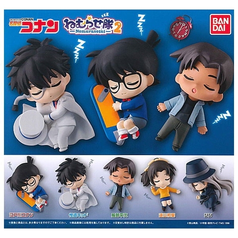 Đồ chơi trứng gacha gashapon mô hình Conan ngủ T1/2025