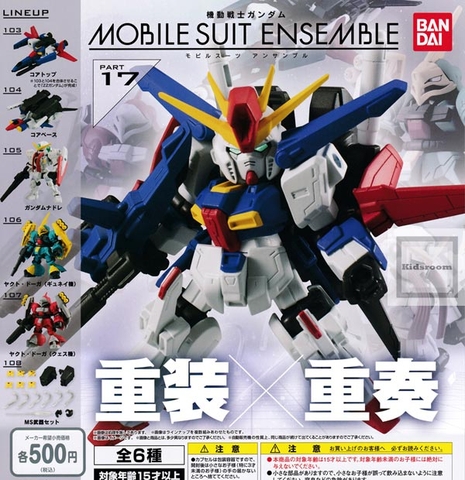 ĐỒ CHƠI gacha gashapon GUNDAM ENSEMBLE 17
