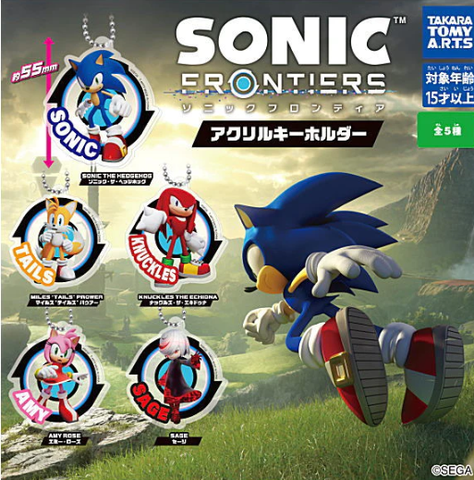 Đồ chơi gacha gashapon móc khoá Acrylic Sonic Frontier Mar 23
