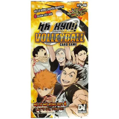 HV-06 Bộ cờ bóng chuyền Haikyu!! Bộ cờ mở rộng đợt 6 Let's Go Tokyo