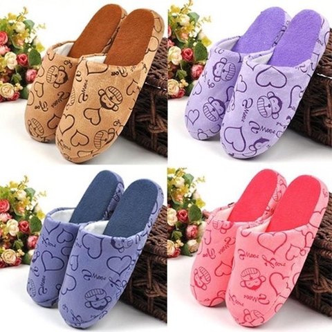 [ FREESHIP] Combo 5 đôi dép đi trong nhà mua đông cho cả gia đình - dép bông