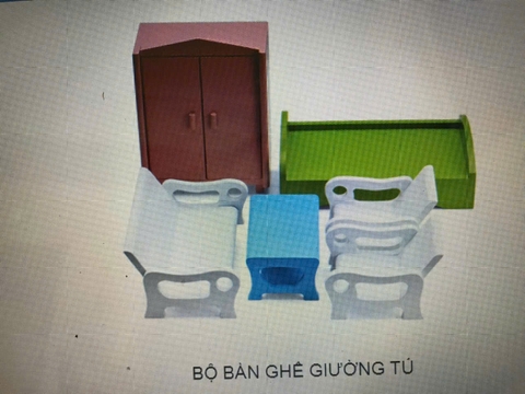 BỘ BÀN GHẾ DƯỜNG TỦ GỖ MINH THÀNH