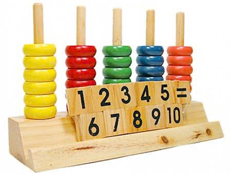 Bộ Bàn Tính Học Đếm Bằng Gỗ MINH THÀNH