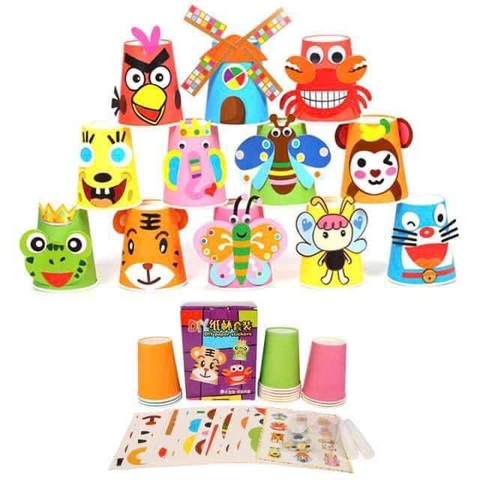 hộp cốc giấy trang trí