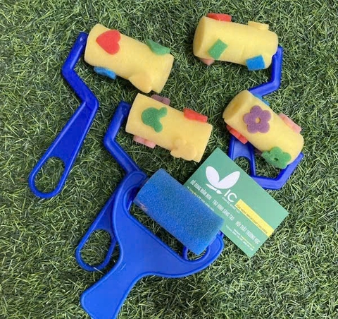 LĂN MÀU XỐP 4 CÁI