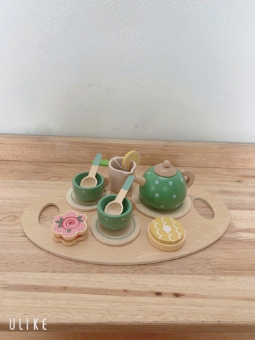 tiệc trà bộ đồ ăn nhà bếp montessori