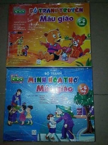 bộ tranh truyện 5-6 TUỔI 1Q
