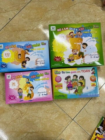 hộp toán cho trẻ mầm non nhà trẻ