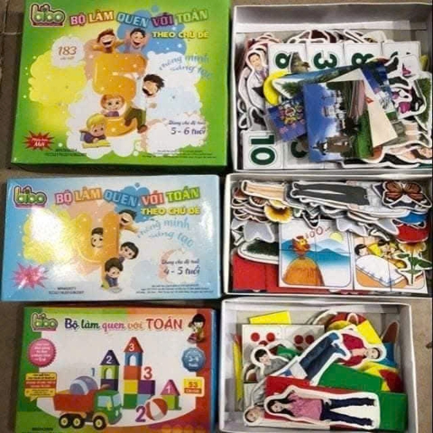 hộp toán cho trẻ mầm non 5-6tuổi
