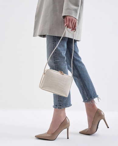 Túi đeo chéo Croc Effect Mini Rectangular Crossbody
