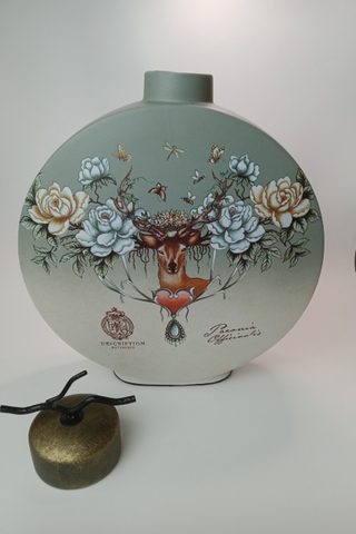 Bình hươu tròn dẹt