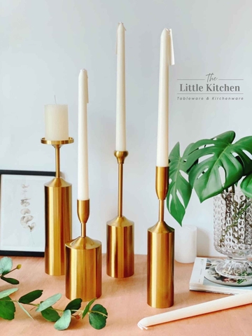 Set 6 chân nến Vàng