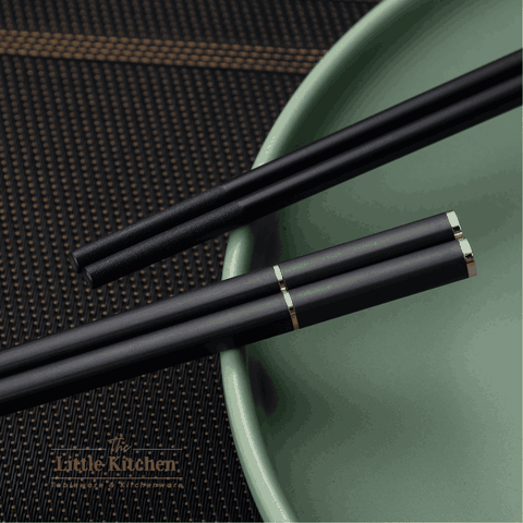 Set 10 đôi đũa 2 vạch vàng