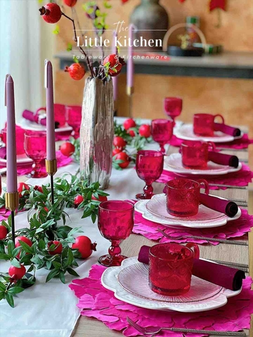 Set tiệc Valentine hồng