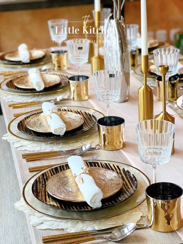 Set tiệc Gold&Metallic