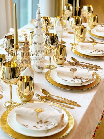 Set tiệc vàng gold