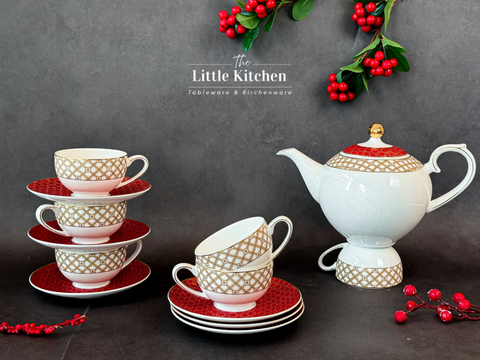 Bộ ấm chén trà RED GARNET