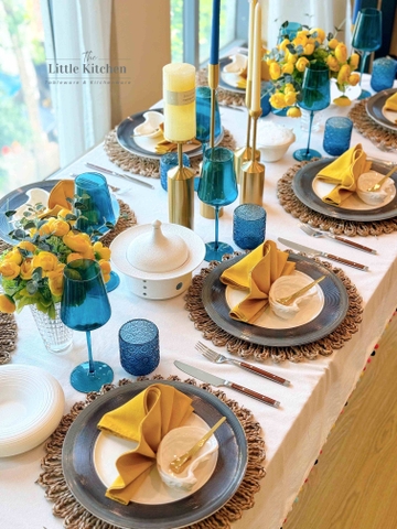 Set tiệc đĩa sò trắng