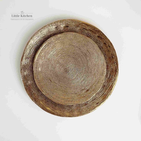 Đĩa sần mạ vàng