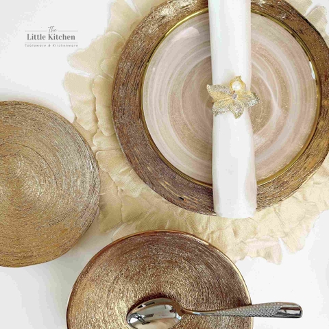 Đĩa sần mạ vàng