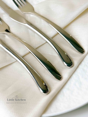 Bộ Dao Dĩa bạc cong