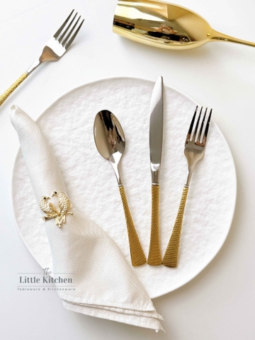 Bộ Dao Thìa Dĩa chuôi vảy vàng