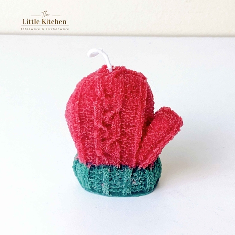 Nến xương rồng đỏ đậm