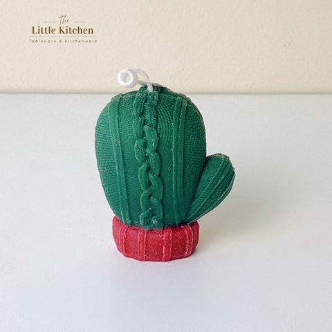 Nến xương rồng lục đậm