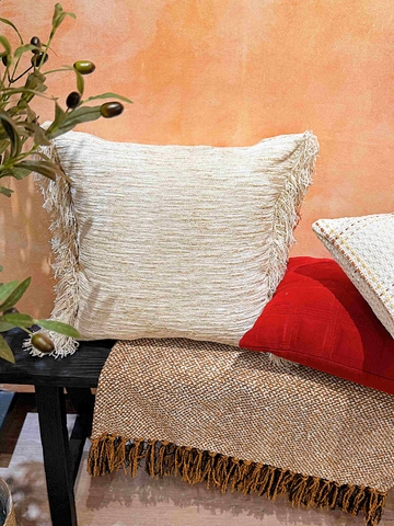 Vỏ gối hình chữ nhật ô đỏ 30*50