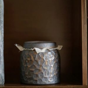 Hũ trà nhũ vàng ong