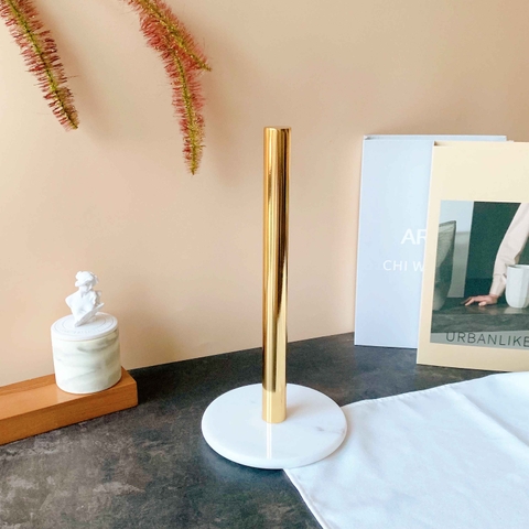 Ống cắm giấy đá trắng