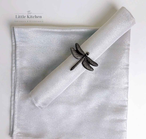 Napkin nhũ bạc 46